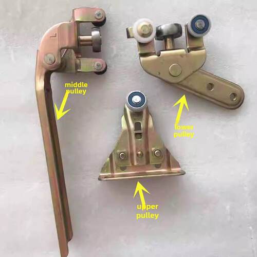 适用金杯阁瑞斯金杯新快运中门滑轮上中下滑轮格瑞斯滑轮滑道滑轨