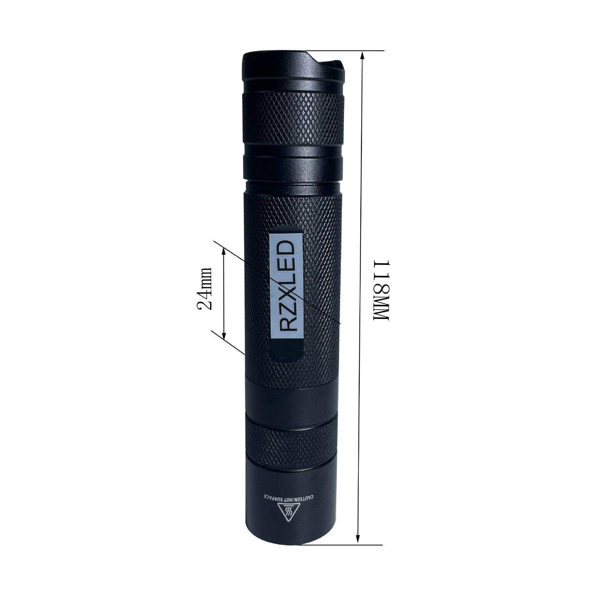 led 3w 90-150mw 330nm 335nm 340nm uvb 深紫外线检测手电筒