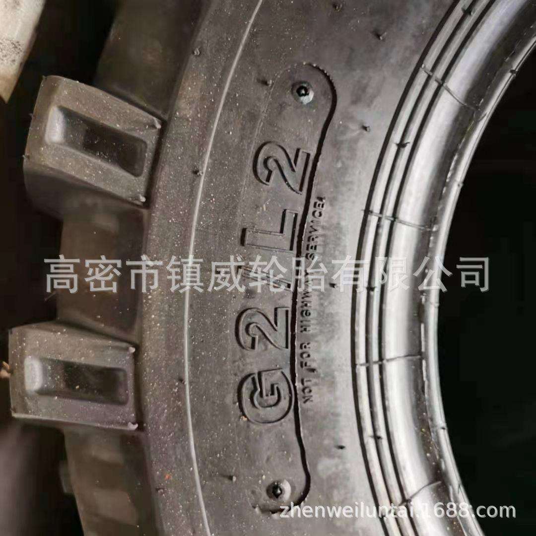 工程机械挖沟机轮胎 9.00-20 人字花纹轮胎
