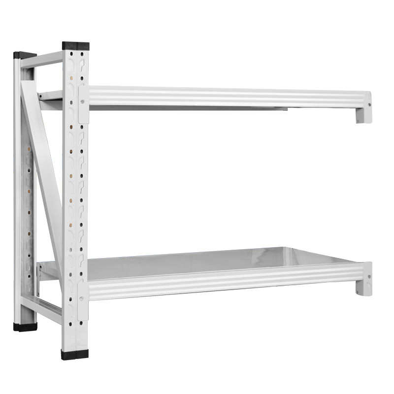 二层中型矮货架置物架多层家用工业楼梯口货架窗台下货架金属铁架