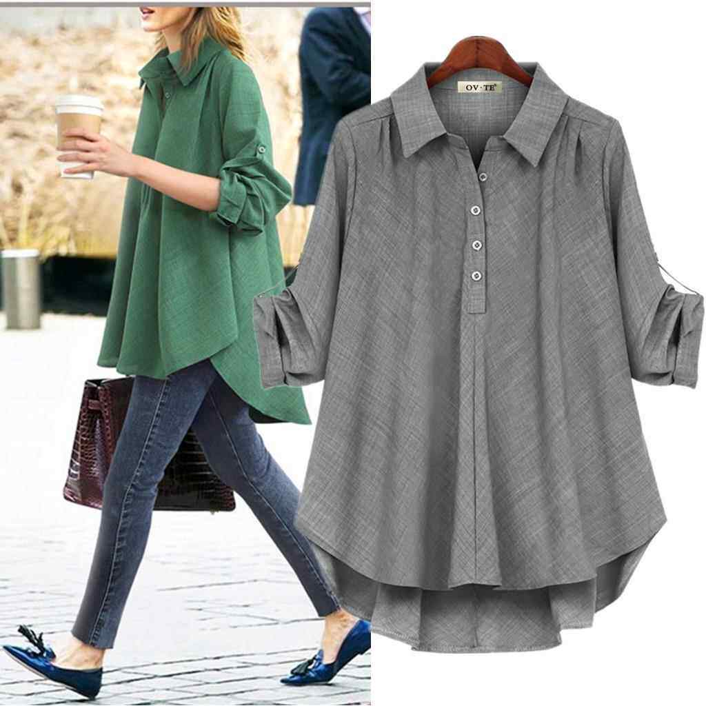 欧美女装春秋冬季新款双色面料衬衫大码宽松显瘦中长款百搭上衣潮