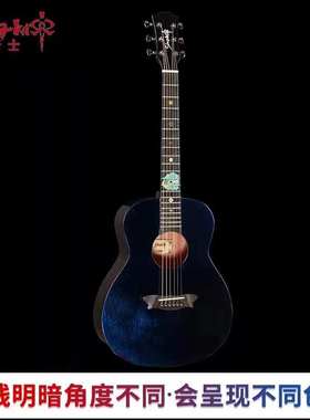 圣骑士吉他繁星小星星单板民谣吉他41寸40寸电箱初学教学男女吉他