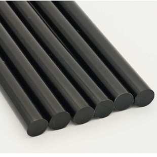 整箱定制黑色高粘热熔胶棒 7mm热容胶抢棒厂 11mm不拉丝热融胶条