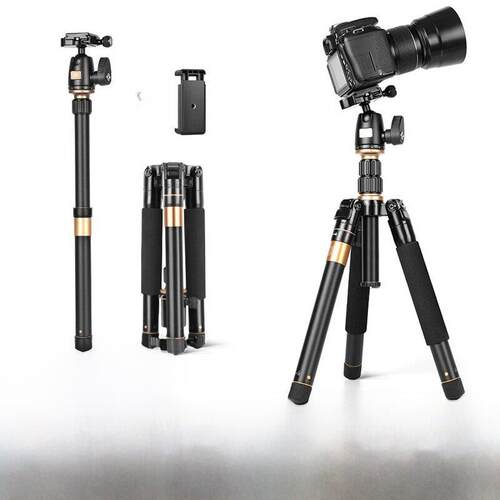 轻便时代Q555/Q555P相机便携式三脚架单反无反摄影相机手机相机支