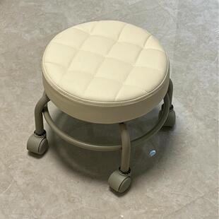 A versatile swivel stool with wheels, designed for comfortab