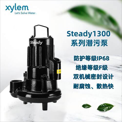 赛莱默 xylem 潜水泵排污抽水泵steady系列高扬程雨水泵ITT飞力泵