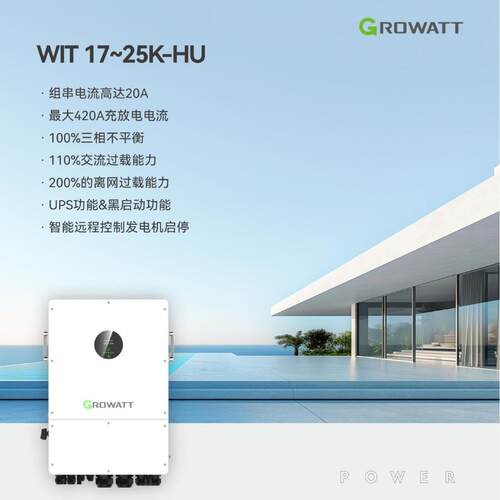 古瑞瓦特20KW三相光伏逆变器家用工商业效稳压光伏发电设备