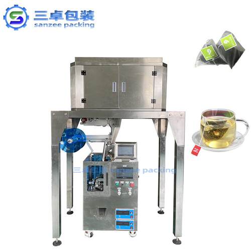 袋泡茶包装机茶叶三角包装机PLA三角袋尼龙膜袋泡茶包装机