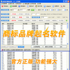 商标品牌起名软件产品起名字商标起名店铺取名商标logo设计取名字