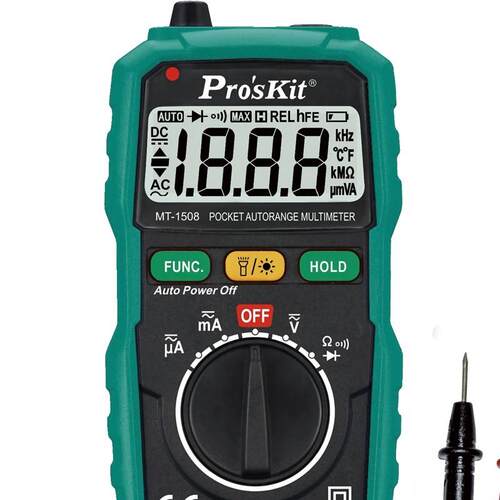 宝工（Pro'sKit）MT-1508/1509-C 万用表智能型袖珍型自动电压表