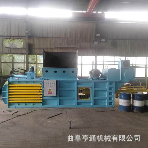 出2口款00吨卧式金属打包机打 型报废车辆压大缩机全自HT-WSDBJ动