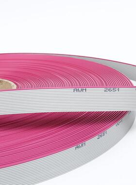 灰排线1.27PH-8AW6P-64P厂家订制/0G.10红边灰排线-1灰排线2FC排7