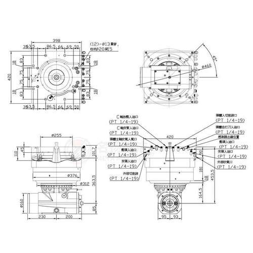 厂家定制KS-A87WG全自动直角铣头 通用型铣头 CNC龙门铣床附件