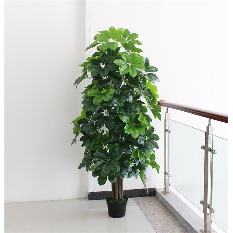 仿真植物塑料假树摇钱树金钱树落地盆景室内摆设发财绿植