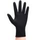 Black Powder Disposable Latex Gloves 100PCS Nitrile