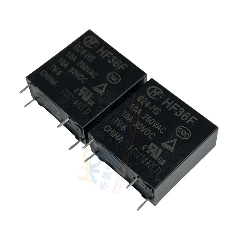 原装宏发继电器HF42F-005 012 024-2HST SDT-S-124DMR两组常开6脚