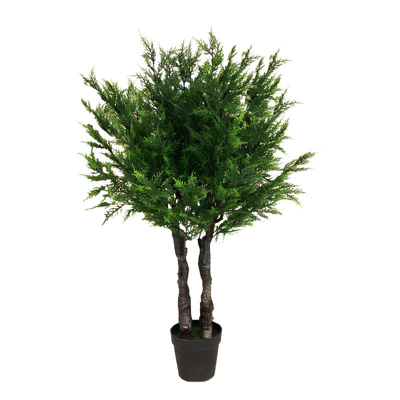 仿真植物盆栽柏树大号绿植迎客松美人松园林工程造景装饰厂家直售