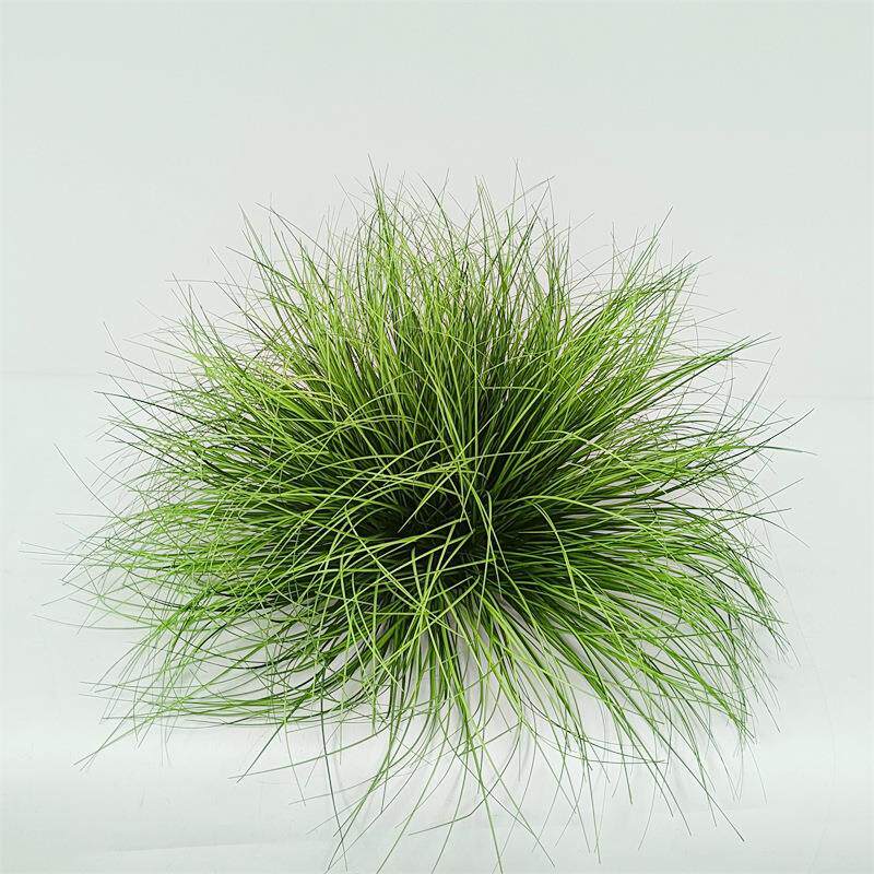 真绿仿落植草垛草丛38室内植物景观造景搭配弯地盆栽小草草蒲草堆