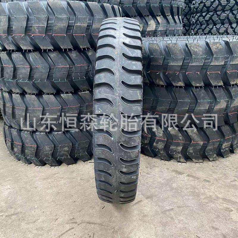 鲁飞700-16农用三轮车专用轮胎 750-16 825-16拖拉机轮胎羊角花纹