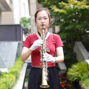 SLADE青仿古色高音萨克斯风降B调直管萨克斯初学专业演奏萨克斯管
