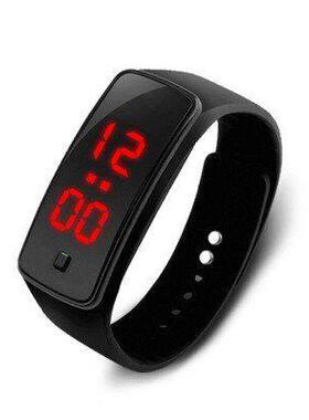 Led bracelet electronic watch children sports silicone watch
