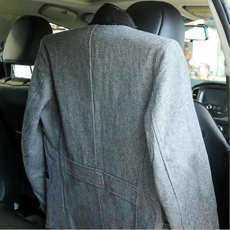 汽车内饰置物挂衣服架车载椅背西服挂不绣纲可伸缩衣架汽车收纳