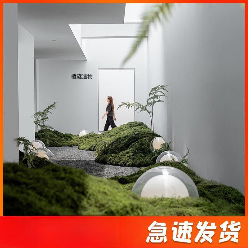 发光圆球灯双层球灯绿植落地灯球户外草坪灯亚克力透明球灯垒德株