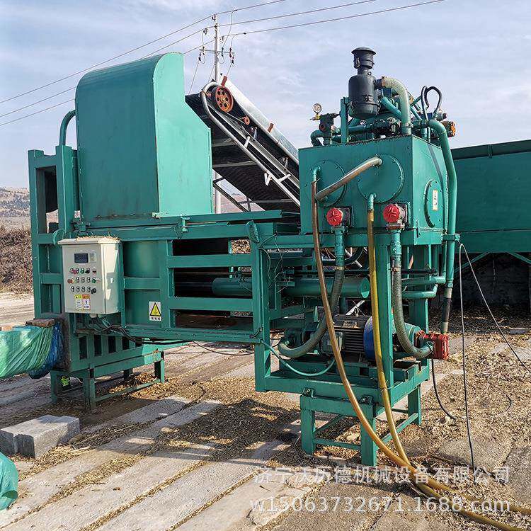 苜蓿草打包压块机黄储方形压块机机械玉米秸秆打包装袋机