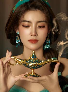茉莉公主阿拉丁神灯西域风情许愿神灯主题拍照道具装饰摆件送礼