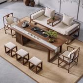 组中式 wyy25062罗汉床实茶意桌椅整套客木厅家用办公室禅泡茶台茶