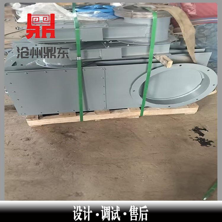 波纹管连接不锈钢插板圆口插板阀DN1600电动执行器插板阀生产厂家