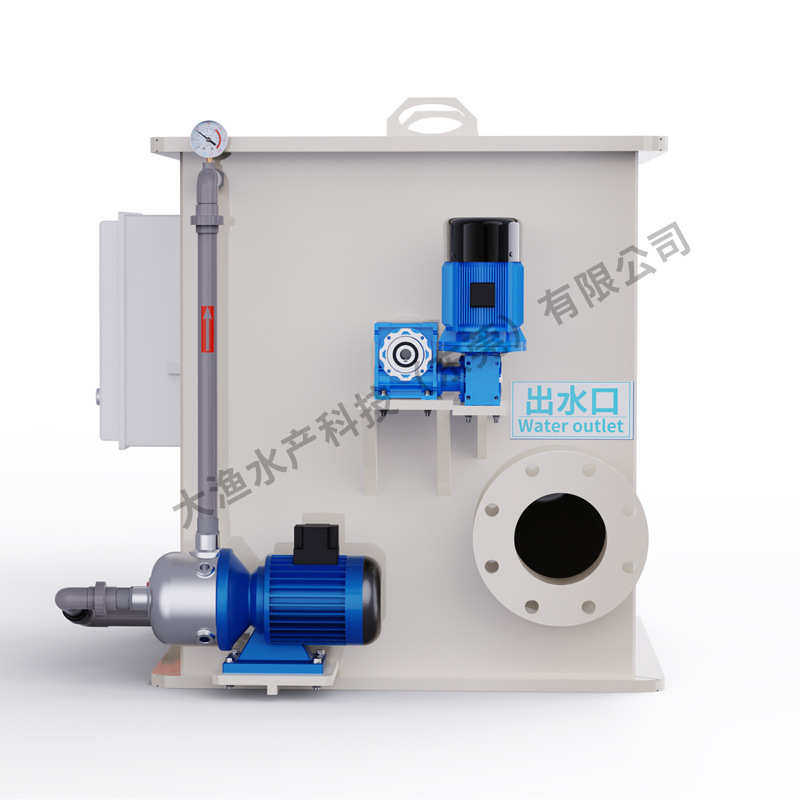 水产养殖水循环系统微滤机60T/每小时高密度养殖过滤转鼓过滤设备