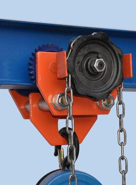 手推手拉跑车0.5t/1/2t3吨工字滑吊车起LXV重猫钢头跑车