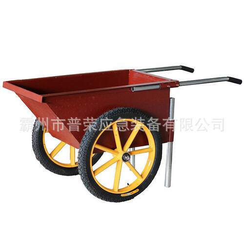 便携式手推双轮斗车加厚铁应急运输车建筑劳动双轮小推车