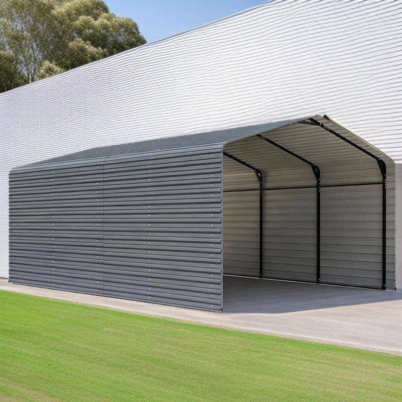 MetalCarport户外金属车篷汽车遮雨棚别墅家用庭院移动停车库