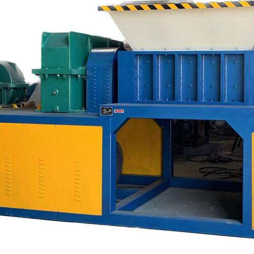 金大件垃圾处剪置系统双轴切式破碎HXP-400撕机废旧钢铁属汽车外