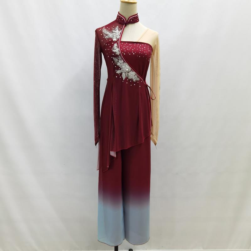 高档胶州舞蹈成演出服学生艺考台表演服装人秧歌舞考级舞练功女定