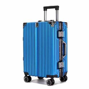 高档威尔斯堡罗品铝寸框拉杆箱牌密码箱旅行箱行李2箱0登机箱静音