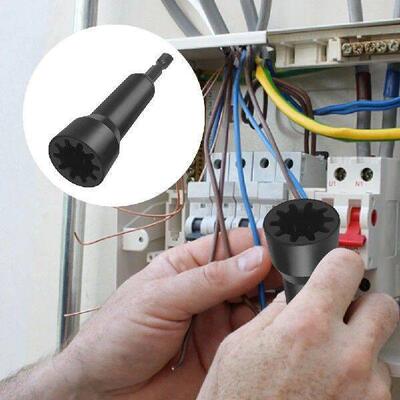 Wire Twister Tool with 1/4 Chuck Spin Twisting Wire