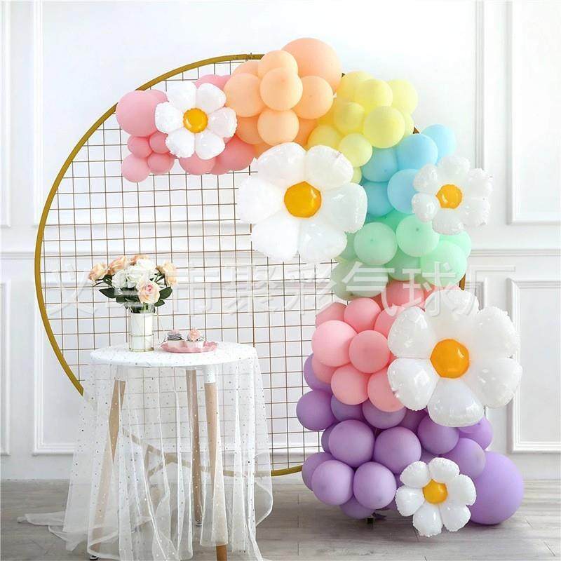 新品雏菊气球马卡龙乳胶气球花环套装店面婚礼派对生日派对气球链,节庆用品/礼品,气球,淘宝优惠券,粉丝福利购,淘宝优惠卷