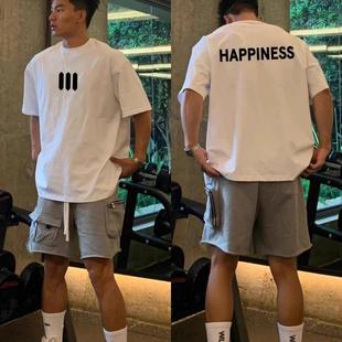 简约宽松夏季 T恤cleanfit美式 百搭休闲ins 短袖 重磅纯棉2025新款