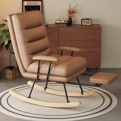 懒人摇摇椅大人躺椅客厅阳台家用休闲单人摇椅沙发可躺老人逍遥椅