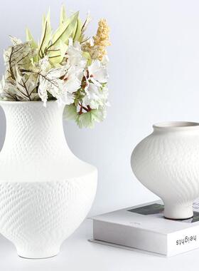 ins北欧风干花花瓶摆件客厅插花民宿服装店高级感艺术花器装饰品