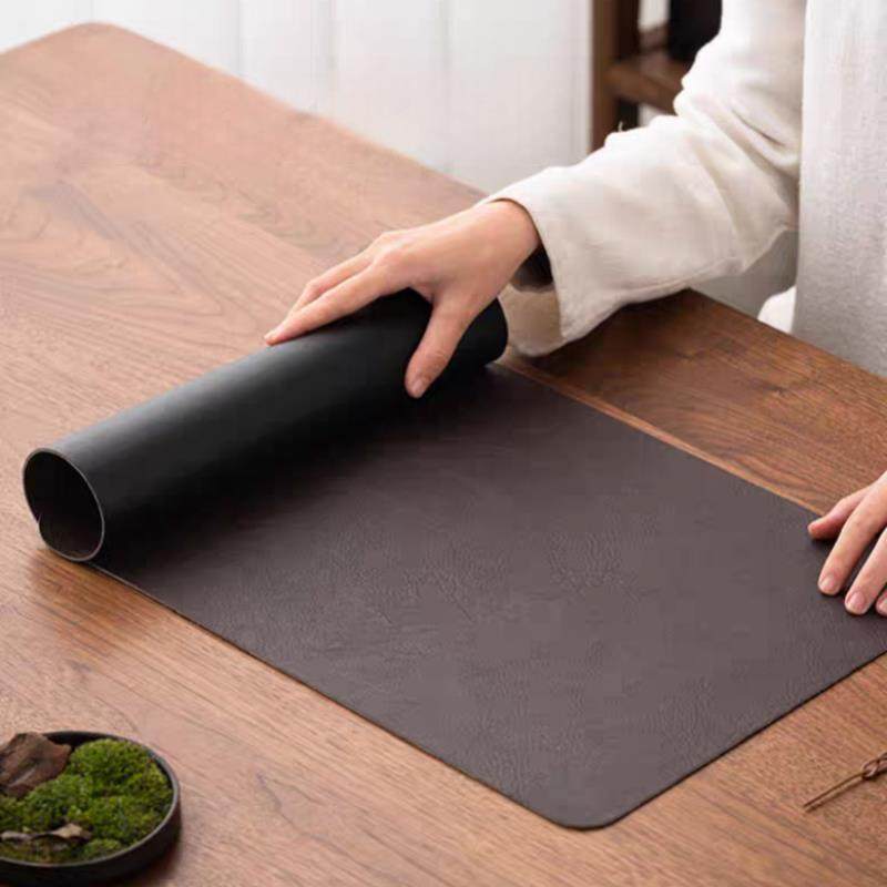 中式防水皮革茶席禅意现代简约皮质防水茶桌布家用桌旗干泡茶盘垫,居家布艺,茶席,淘宝优惠券,粉丝福利购,淘宝优惠卷