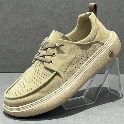 高档男鞋透气冰丝布鞋2026新款旅游鞋休闲鞋男款软底轻便厚底板鞋