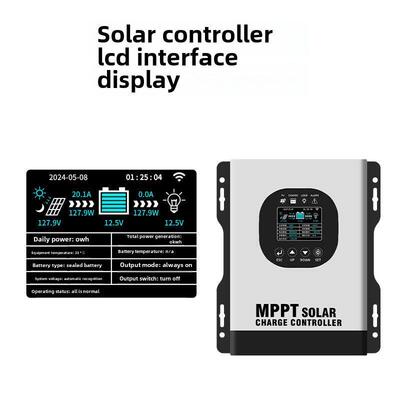 MPPT太阳能控制器12v24v36v48v72V192全自动通用480V光伏板充电器