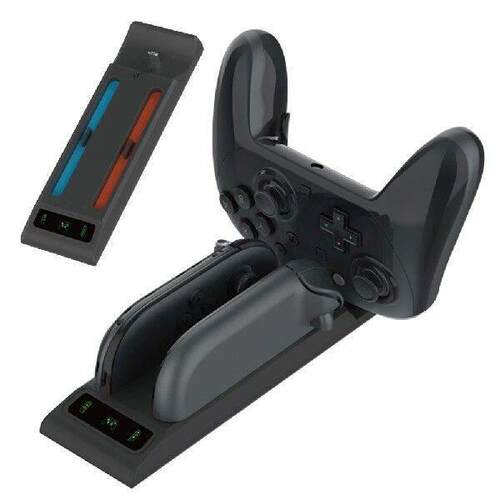 2 In 1 Game Controller Charger LED Indicators Small Handle