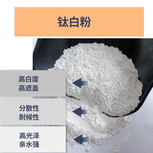 钛白粉化工白色颜高金红石型二料氧钛遮盖化力涂料油墨橡胶JQX钛