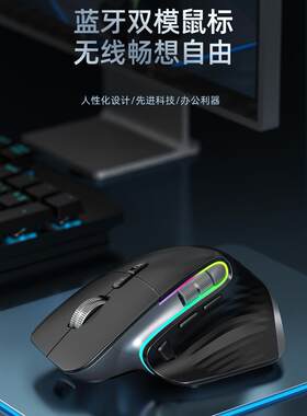 无线蓝牙宏清晰度鼠标可调笔记本电脑台式电脑游戏办公三模式电子