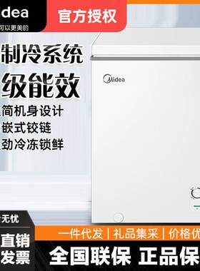 美.的142升冷藏冷冻转换冰柜家用一级能效小冰箱BD/BC-142KMXC(E)